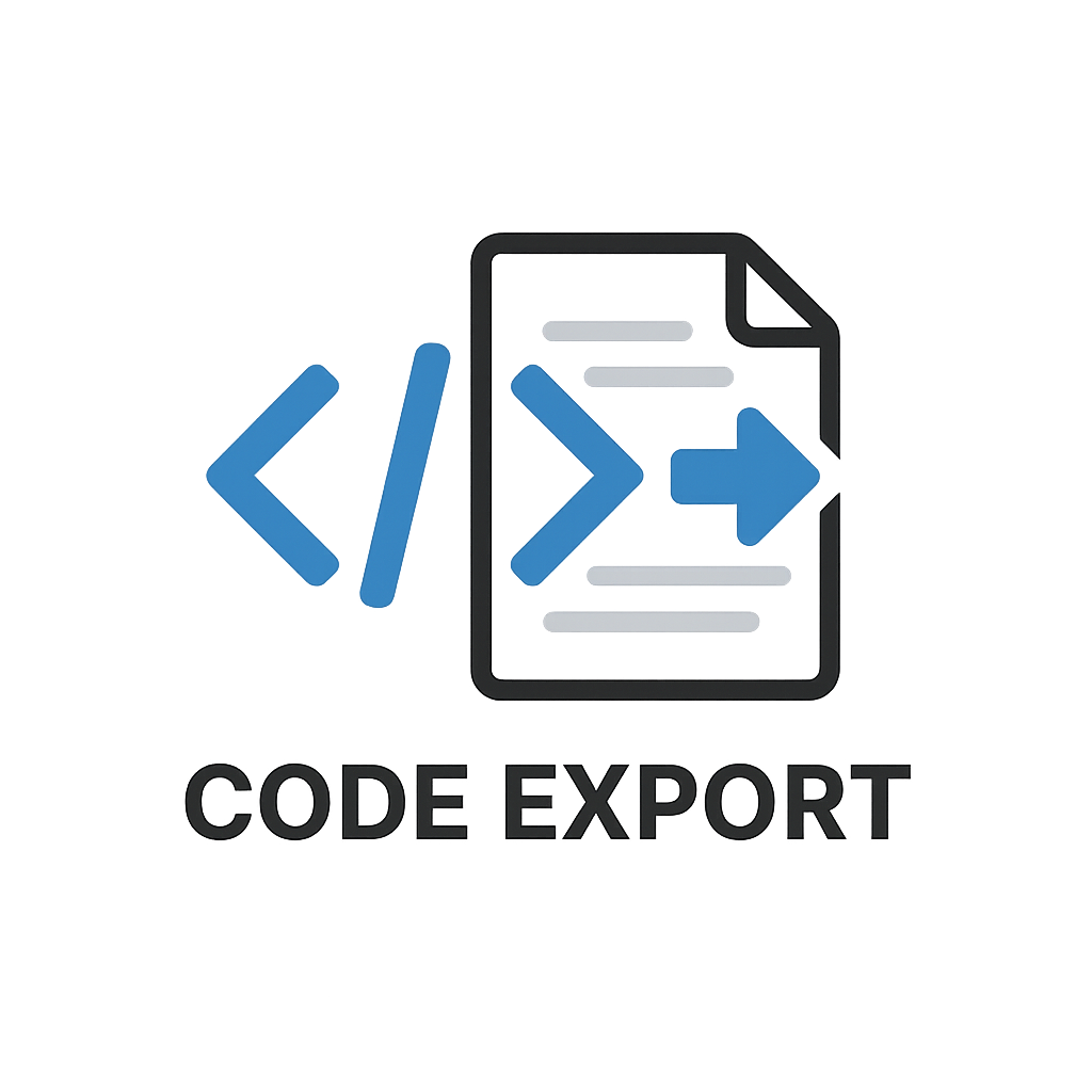 Code Dump to TXT/MD